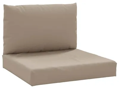 Immagine prodotto di vidaXL Cuscino Pallet 2 pezzi Taupe tessuto Oxford