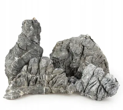 Image de Décoration d'aquarium, 15 kg de pierres naturelles grises