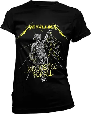 Image de Metallica - "And Justice For All" T-shirt pour femme PH2434 (XXL) (Noir)