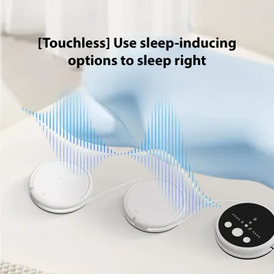 Obrázok produktu pre Bezdrôtový reproduktor s kostnou vodivosťou a Bluetooth, hudobný vankúš na spanie, 8 hodín prehrávania, dobíjateľný, pre pohodlný spánok