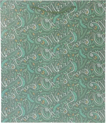 Immagine prodotto di Sacchetto regalo di Natale, 34x25cm, verde