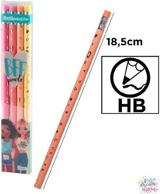 Obrázek produktu pro Big Dream Girls gumovací tužka 4ks.