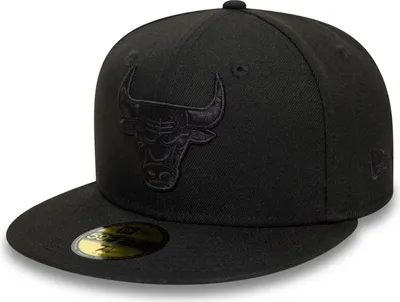 Produktbild von New Era 59Fifty Fitted Cap - Chicago Bulls schwarz - 7 1/8