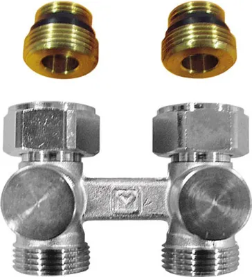 Obrázok produktu pre Spojka Herz 3000 – dvojtrubková Fig.3766(02) DFRp1/2 palca x G3/4 palca, 1 ks.