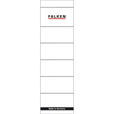 Produktbild von Falken Ordnerrückenschild 80039266 breit/kurz weiß 10 St./Pack.