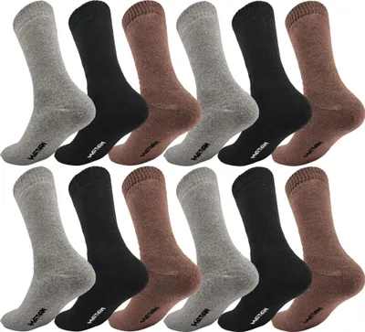 Produktbild von Herren Thermo Winter Socken Vollfrottee Warm Baumwolle; 12er, Mix2/43-46