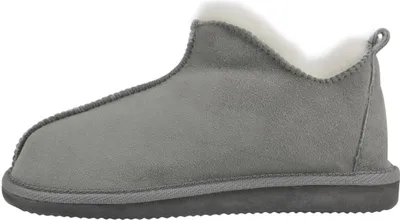 Produktbild von Lammfell Hausschuhe - PRINZ - Schuhgröße: EUR 45 | Farbe: Grau/Weiß