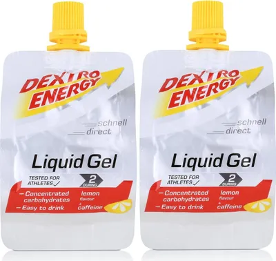 Produktbild von Dextro Energy Liquid Gel Lemon + Caffeine 60ml (2er Pack)