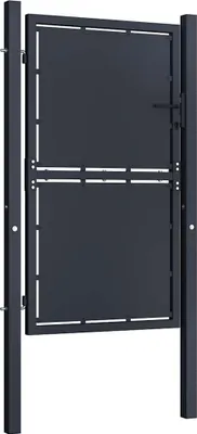 Obrázek produktu pro vidaXL Ocelová zahradní brána 100 x 125 cm antracitová