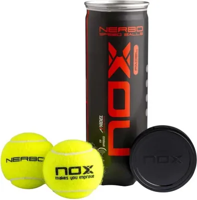 Obrázok produktu pre Nox Nerbo Padel loptičky žlté 3 loptičky žlté 3 loptičky