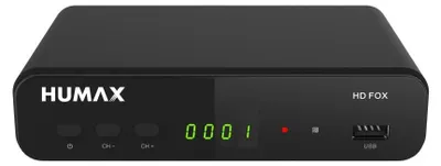 Obrázek produktu pro Humax HD Fox, Kabel, Satelit, Full HD, 576i, 576p, 720p, 1080i, 1080p, 128 MB, 8 MB, Černá