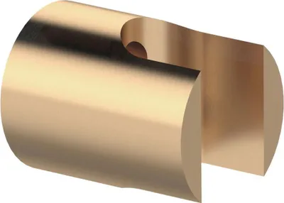 Immagine prodotto di Supporto doccia rotondo, fisso, oro opaco