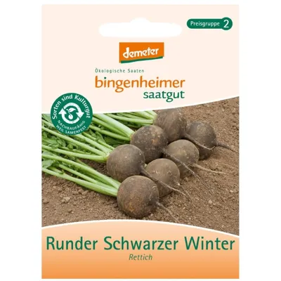 Produktbild von Rettich - Runder Schwarzer Winter