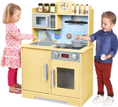 Obrázek produktu pro LARS360 Hrací kuchyň pro děti Dětská kuchyňská hračka Kuchyňská sada 92 cm Dětská hrací kuchyňská hra pro chlapce a dívky , Dárek