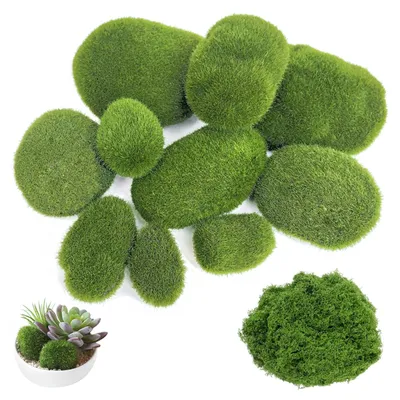 Productafbeelding van Set van 11 Kunstmos Ballen voor Terrarium en Bloemstukken
