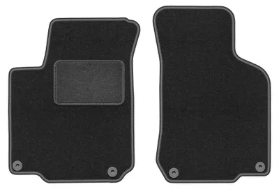 Immagine prodotto di Tappetini anteriori in moquette per Seat Leon I 1999-2005 (hatchback) – 2 pezzi, grigio grafite, su misura – Wielganizator LUX