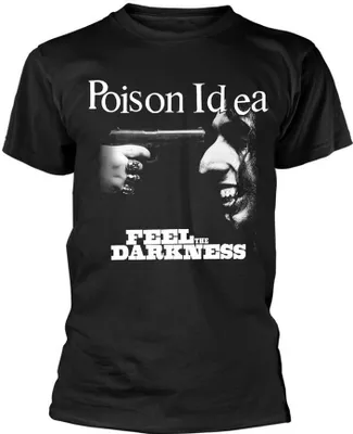 Produktbild von Poison Idea - "Feel The Darkness" T-Shirt für Herren/Damen Uni PH745 (S) (Schwarz)