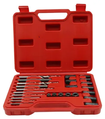 Productafbeelding van 25-delige draadtrekkerset voor bouten en tapeinden, compleet assortiment voor demontagetaken