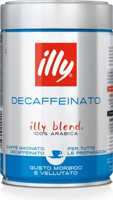 Immagine prodotto di Illy Barattolo da 250g di caffè macinato per Espresso DECAFFEINATO