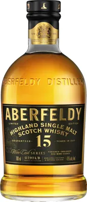 Produktbild von Aberfeldy 15 Jahre - Bolgheri Red Wine Cask Finish - Wine Cask Series 2025 - Highland Single Malt Scotch Whisky