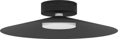 Produktbild von EGLO connect.z Smart-Home LED Deckenleuchte Conomavilla-Z, Deckenlampe dimmbar, ZigBee, Matter, App und Sprachsteuerung Alexa, RGB, schwarz, Ø 45 cm