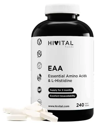 Zdjęcie produktu dla EAA – Esencjalne aminokwasy | 240 wegańskich tabletek