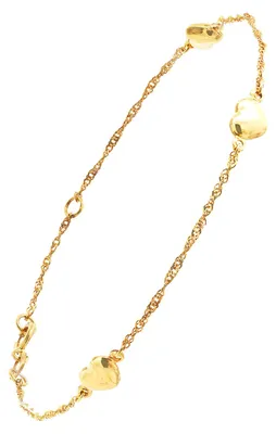 Produktbild von Goldkette Singapurkette Länge 19cm - Breite 1,2mm - 333-8 Karat Gold