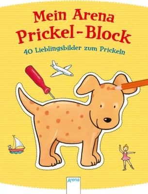 Produktbild von Mein Arena Prickel-Block. 40 Lieblingsbilder zum Prickeln