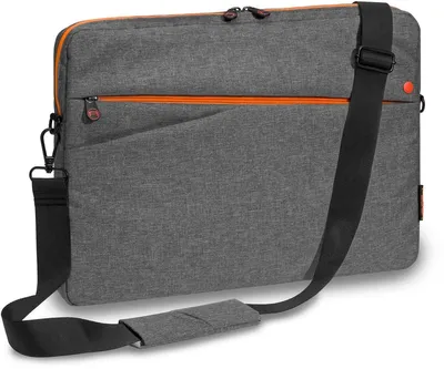 Zdjęcie produktu dla PEDEA torba na notebooka -Fashion- do 13,3- (33,8cm), szara/pomarańczowa