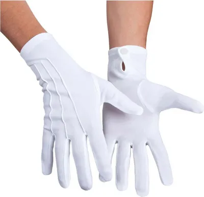 Imagen del producto de Boland 03080, Guantes, Adulto, Para cualquier género, Poliéster, Blanco, 50 g