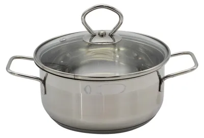 Produktbild von Bratentopf Edelstahl Ø16 cm EUROHOME® – 24x17x10cm – für optimales Kochen