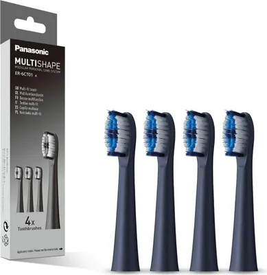 Produktbild von Panasonic ER-6CT01, 4 Stück(e), Blau, Mehrfachpassung, Sonic vibration, Panasonic, MULTISHAPE