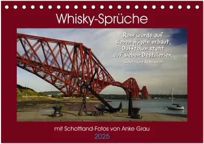 Produktbild von Whisky-Sprüche (Tischkalender 2025 DIN A5 quer), CALVENDO Monatskalender