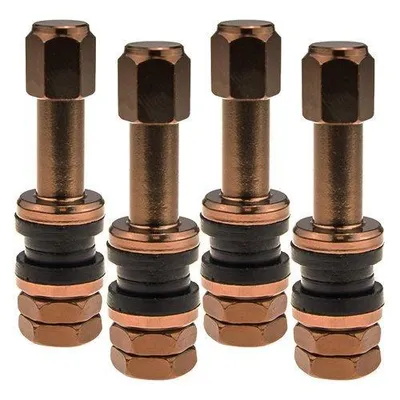 Obrázek produktu pro STIX 4x kovový ventil hliníkový ventil hnědý – řada X2 Brown Edition