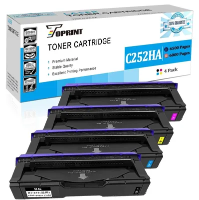 Obrázek produktu pro 4-barvové kompatibilní tonerové kazety pro tiskárny Ricoh