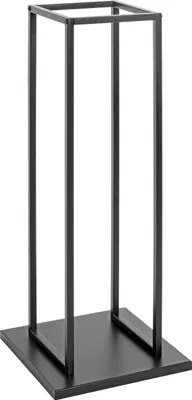 Produktbild von HAKU Kaminholzständer schwarz - Metall, B/H/T: 33x85x33 cm