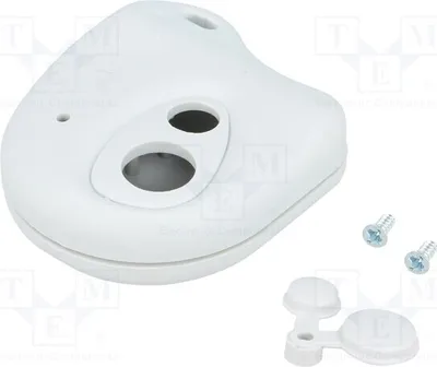 Image de 1 x Boîtier : pour télécommande. Dimensions : X : 43 mm, Y : 50 mm, Z : 13 mm. Couleur : gris. Modèle : P-25/GY. Télécommande
