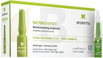 Produktbild von Sesderma Factor G Renew Serum Biostimulating Ampoules 7x1,5 ml