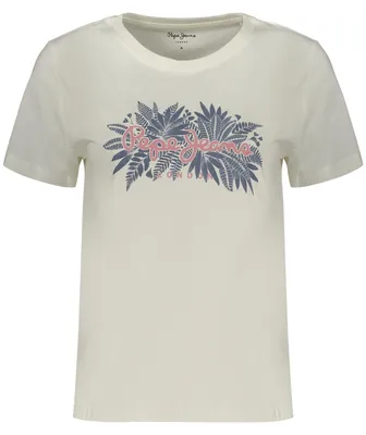 Immagine prodotto di Pepe Jeans Damen Kurzarm-T-Shirt Weiss