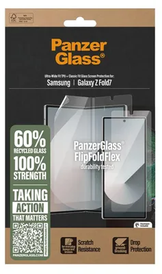 Productafbeelding van PanzerGlass Screenprotector Glass & Film voor de Samsung Galaxy Z Fold 7