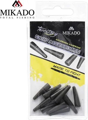 Obrázek produktu pro 10 x MIKADO CARP Ø6mm/20mm Tail Rubbers Rig Rubbers Kónické trubky