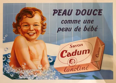 Image de Peau Douce - Cadum - 50x70cm Affiche Poster