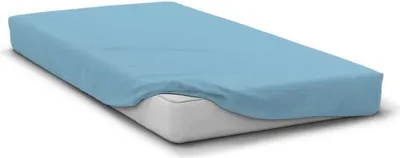 Obrázok produktu pre Vložené prestieradlo z mikrovlákna, 82 g, 160 x 200 cm, 30 cm hlboké vrecko, nebesky modré
