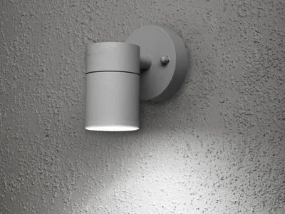 Produktbild von LED Außenwandleuchte Downlight Fassadenbeleuchtung, Außenleuchte 9cm, Grau