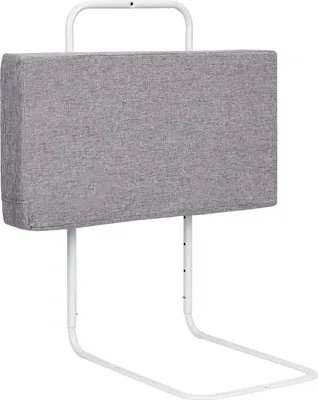 Produktbild von Clanmacy 60cm Bettschutzgitter Bettgitter Kinder Höhenverstellbares Gitterbettgitter Bettfallschutz Kinderbettgitter Baby Für Kleinkinder Oder Senioren Grau