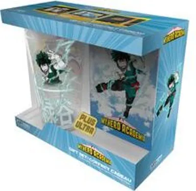Produktbild von My Hero Academia Deku Geschenkbox (Trinkglas, Notizbuch & Anstecker)