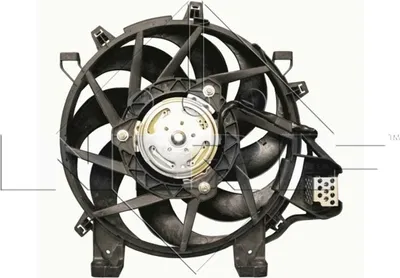Produktbild von NRF 47690 Lüfter Motorkühlung Kühlerlüfter für OPEL Corsa C Schrägheck (X01) Wasserkühler