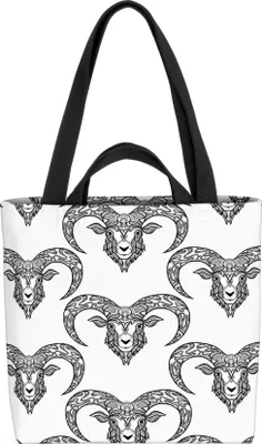 Produktbild von VOID Aries Widder Horoskop Tasche 33x33x14cm,15l Einkaufs-Beutel Shopper Einkaufs-Tasche Bag