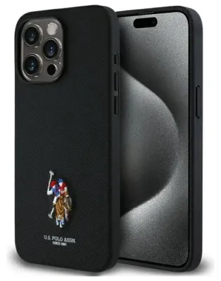 Produktbild von Us Polo Ushcp15Xpemk Iphone 15 Pro Max 6,7" Czarny/Schwarz Gestickt Dh Farbe
