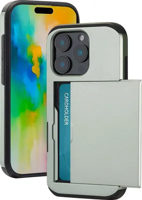Produktbild von imoshion Backcover mit Kartenfach iPhone 16 Pro - Grün